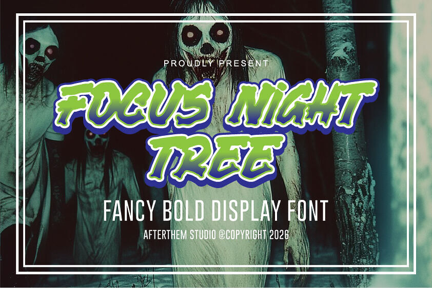 Focus Night Tree Font