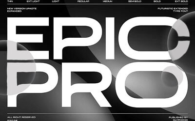 GC Epic Pro Vol. II Font