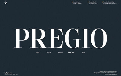 GC Pregio Font