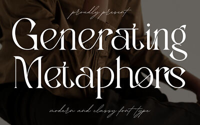 Generating Metaphors Font