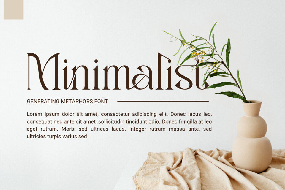 Generating Metaphors Font