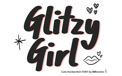 Glitzy Girl Font