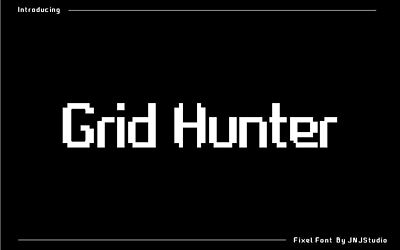Grid Hunter Font