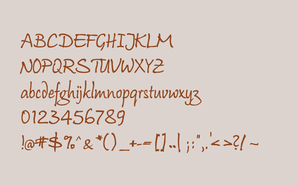 Hanshand Font