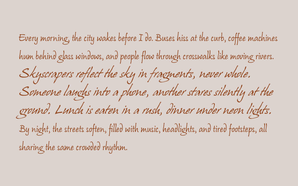 Hanshand Font