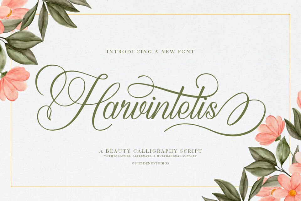Harvintelis Font