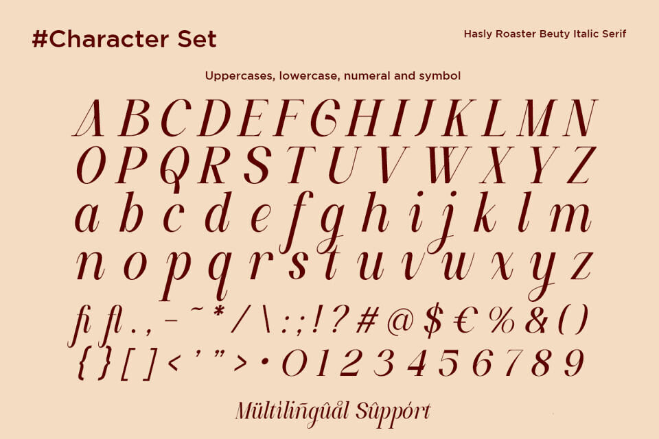 Hasly Roaster Font