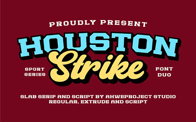 Houston Strike Font Duo