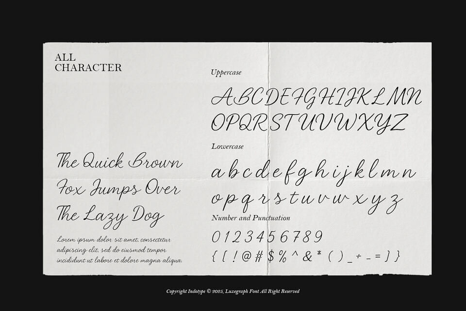 IT Luxegraph Font
