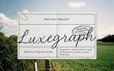 It Luxegraph Font