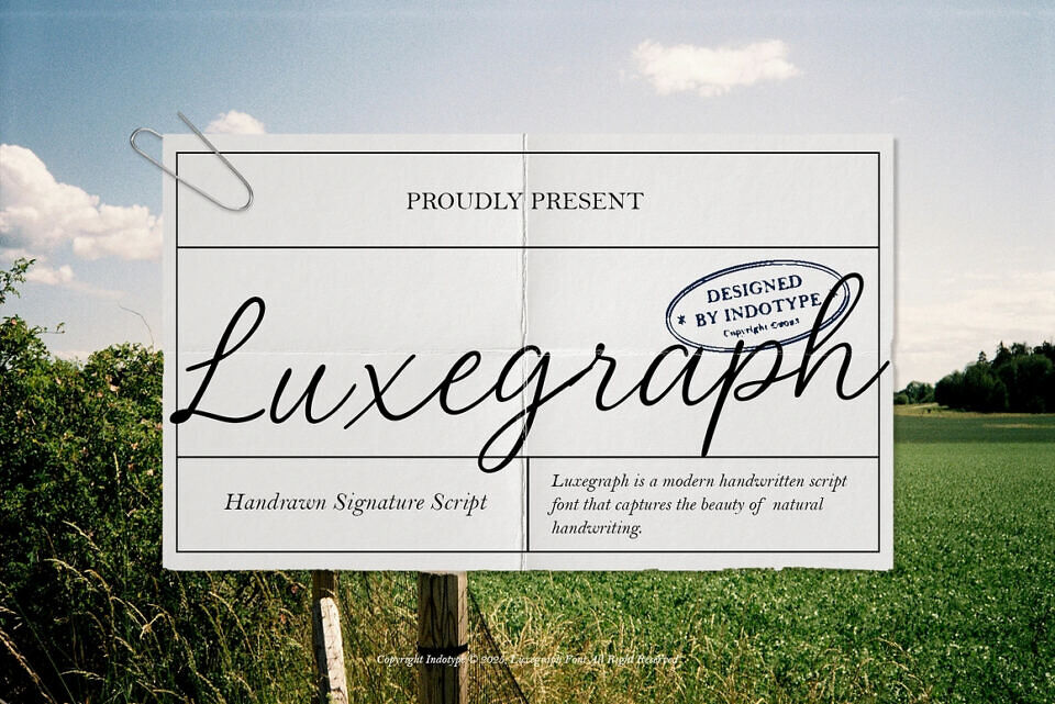 IT Luxegraph Font