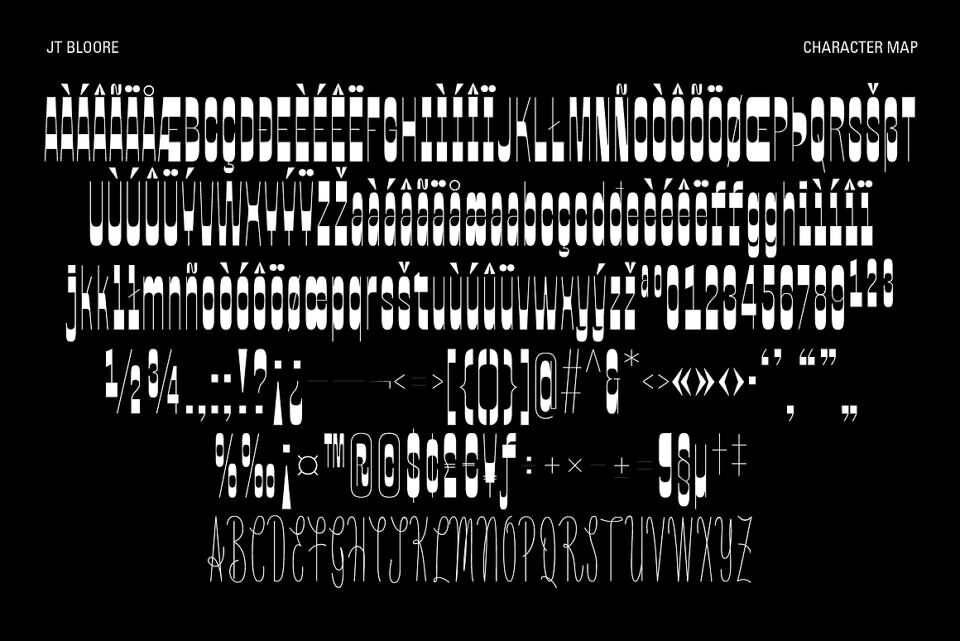 JT Bloore Font