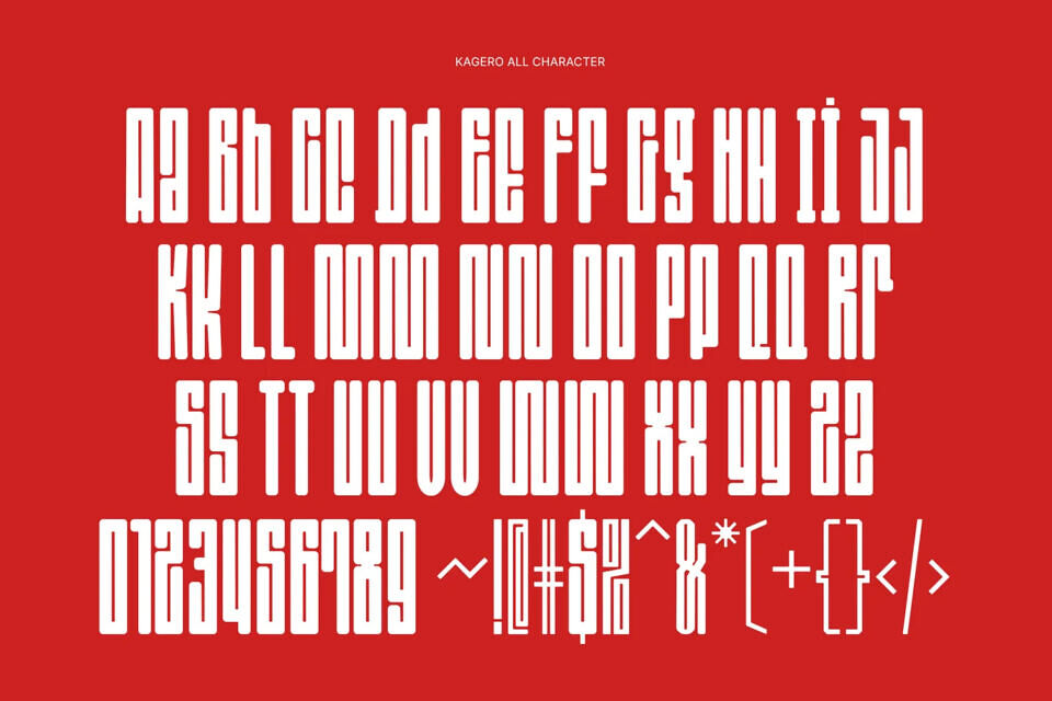 Kagero Font