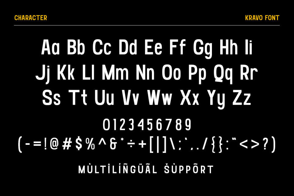 Kravo Font