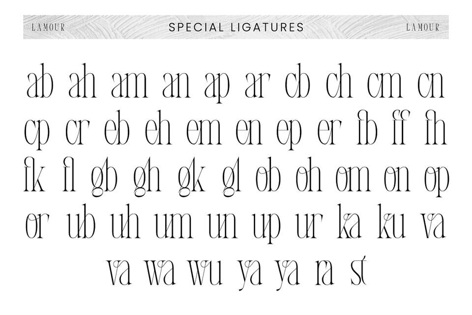 Lamour Font