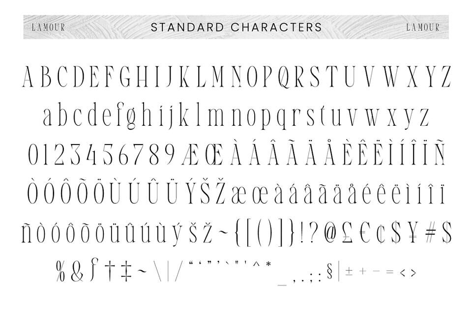Lamour Font