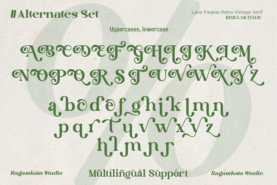 Lane Fiegras Font