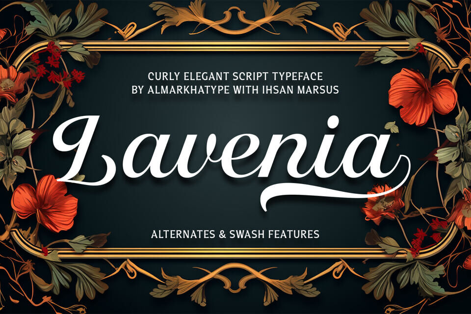 Lavenia Script Font