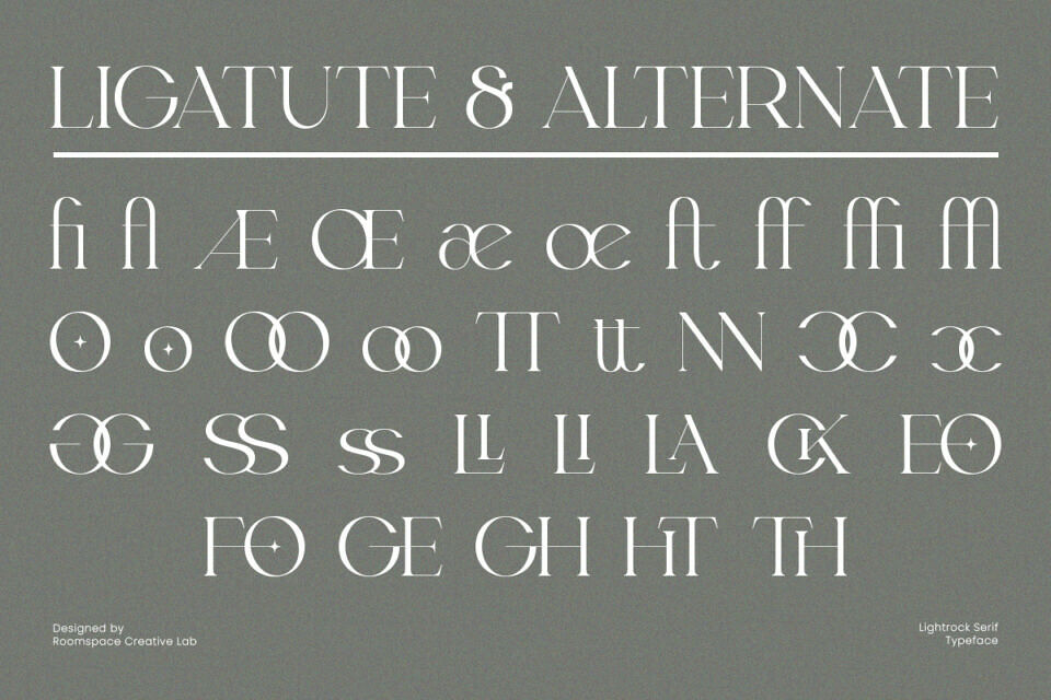 Light Rock Font