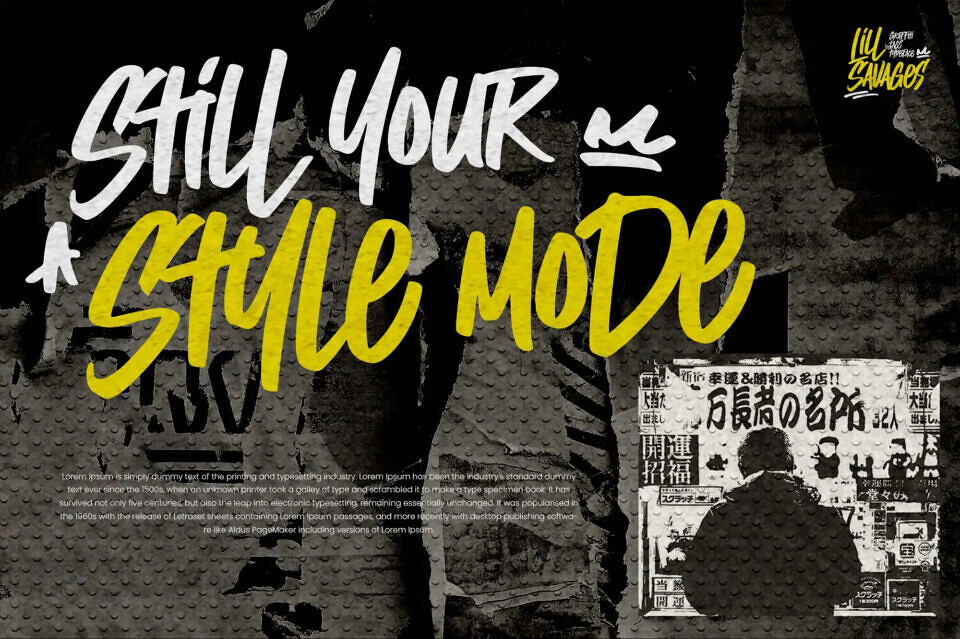 Lill Savages Font