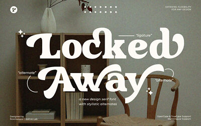 Locked Away Font