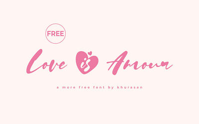Love is Amour Font