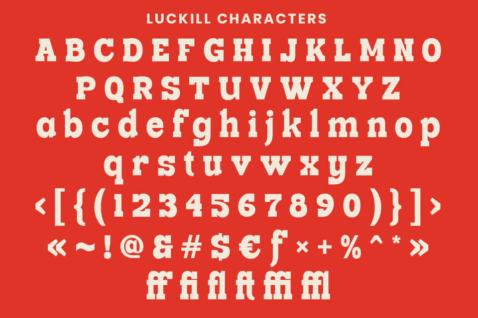 Luckill Font