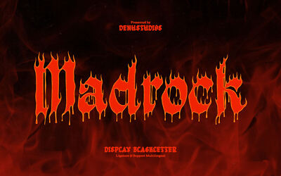 Madrock Font