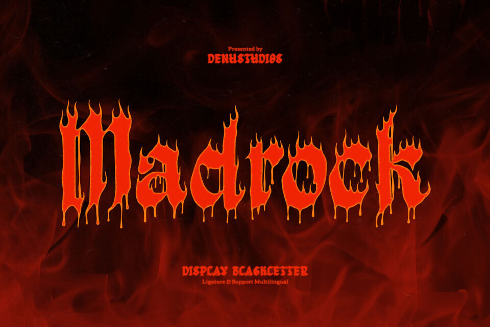 Madrock Font
