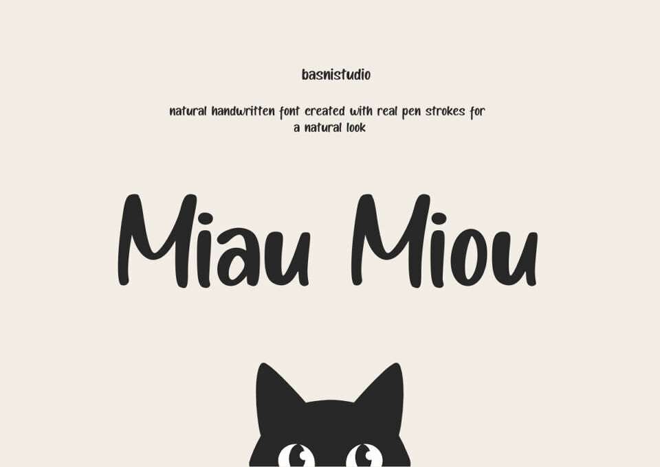 Miau Miou Font