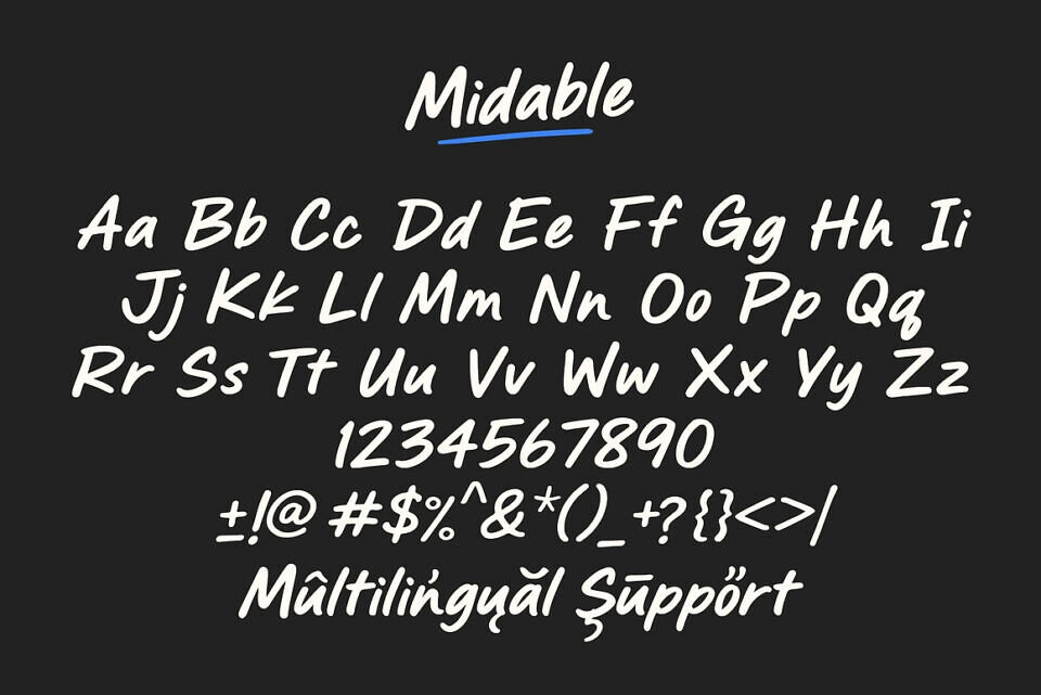 Midable Font