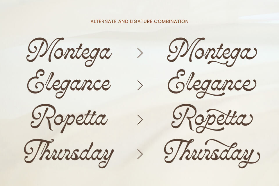 Monthera Font