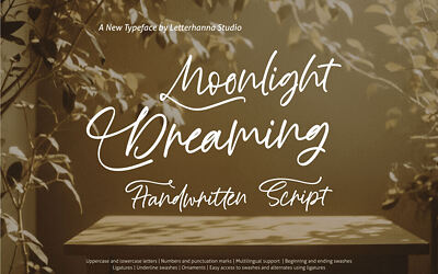 Moonlight Dreaming Font