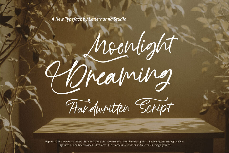 Moonlight Dreaming Font