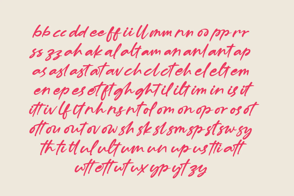 Muslyne Lettavella Font