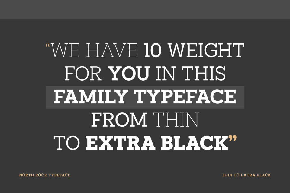 North Rock Font
