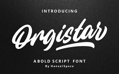 Orgistar Font