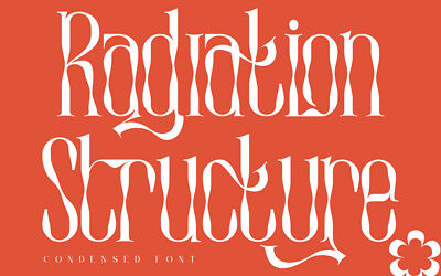 Radiation Structure Font