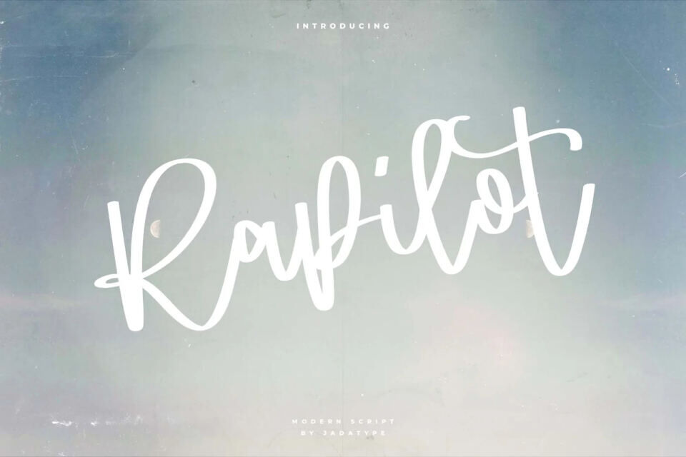 Rapilot Font