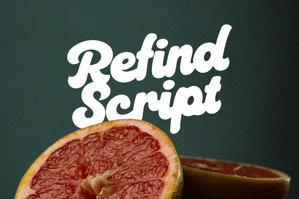 Refind Script Font