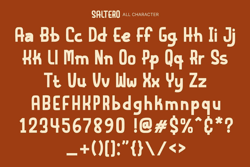 Saltero Font
