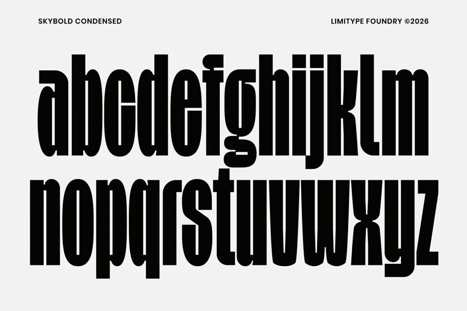 Skybold Font