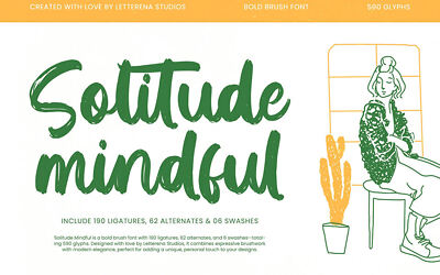 Solitude Mindful Font