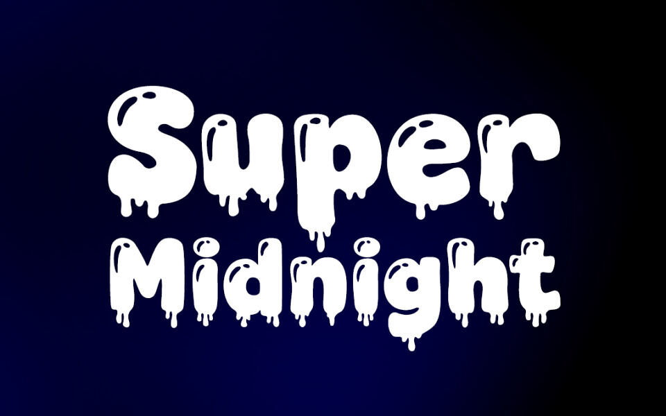 Super Midnight Font