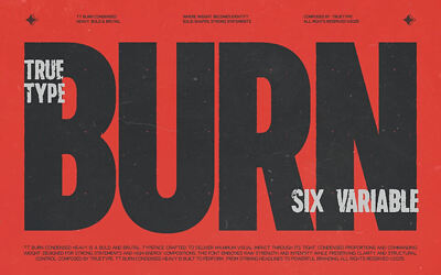 TRT Burn Font