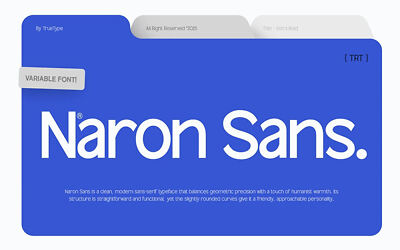 TRT Naron Font