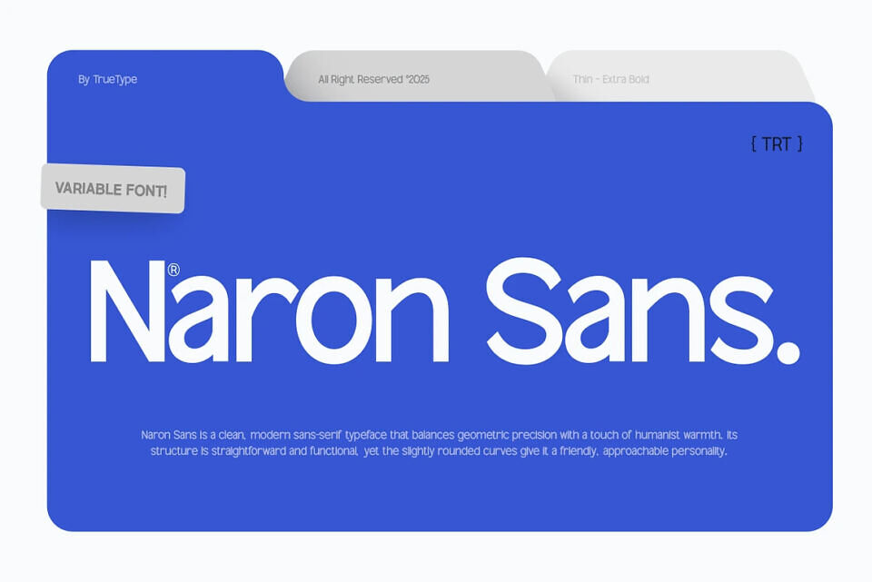 TRT Naron Font