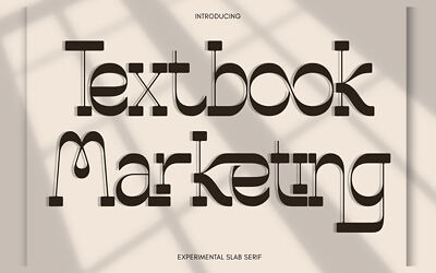Textbook Marketing Font