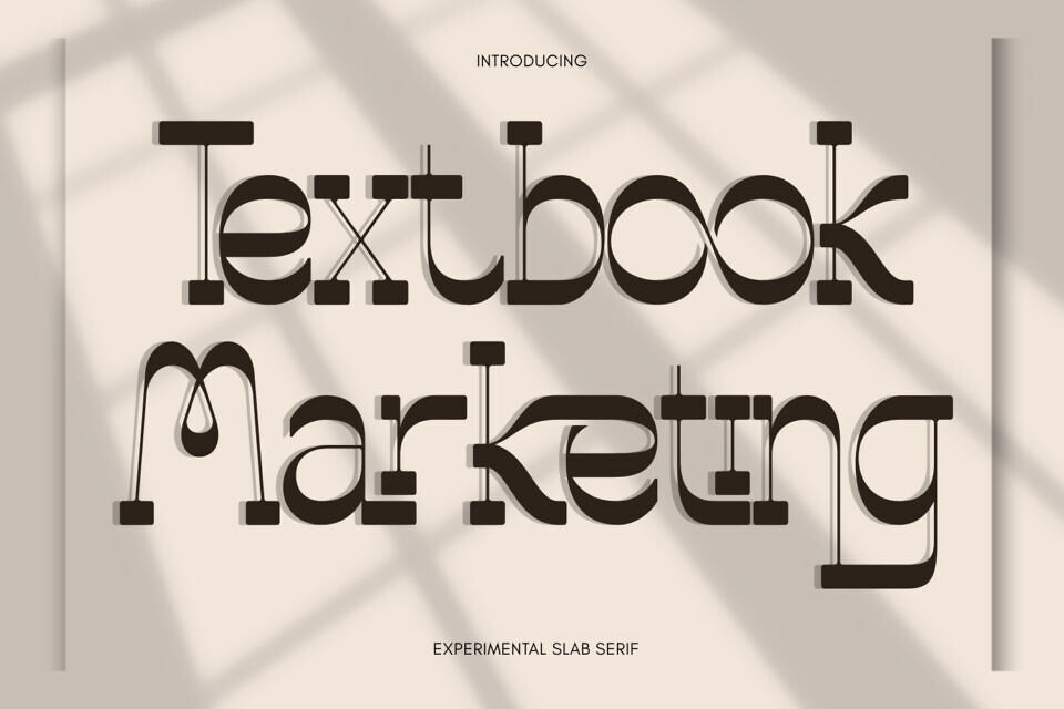 Textbook Marketing Font