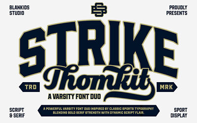 Thomkit Strike Serif Font